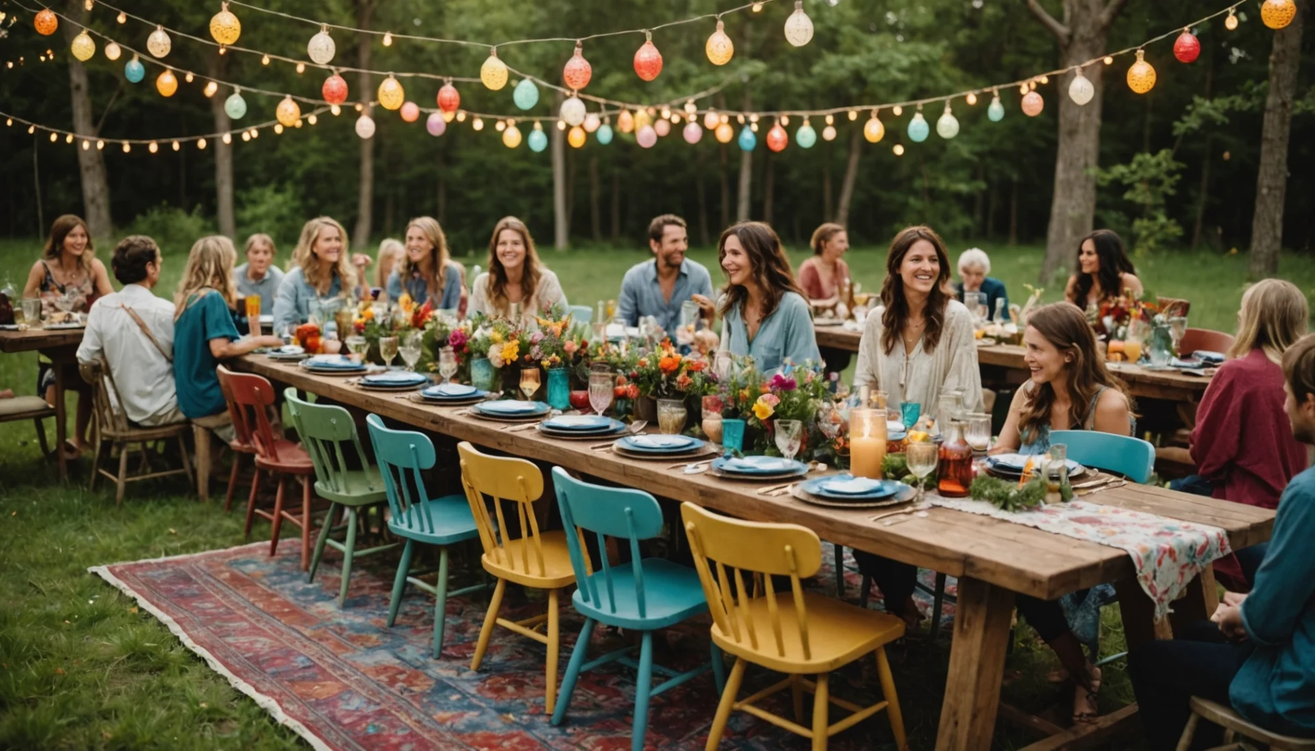 deco anniversaire boheme