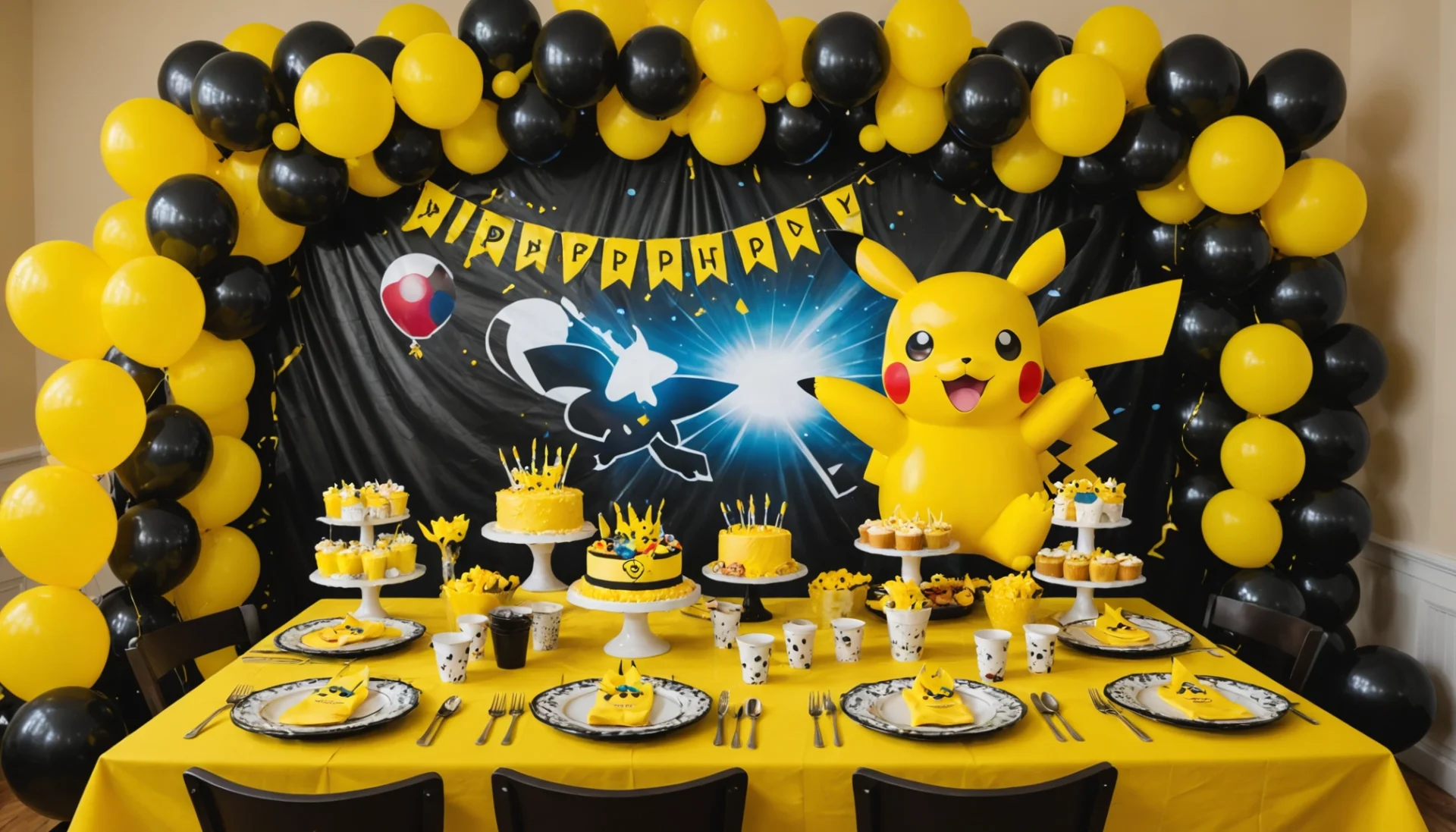 deco anniversaire pikachu