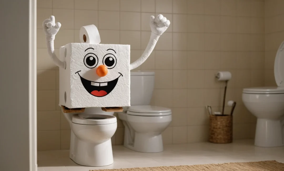 porte papier toilette rigolo