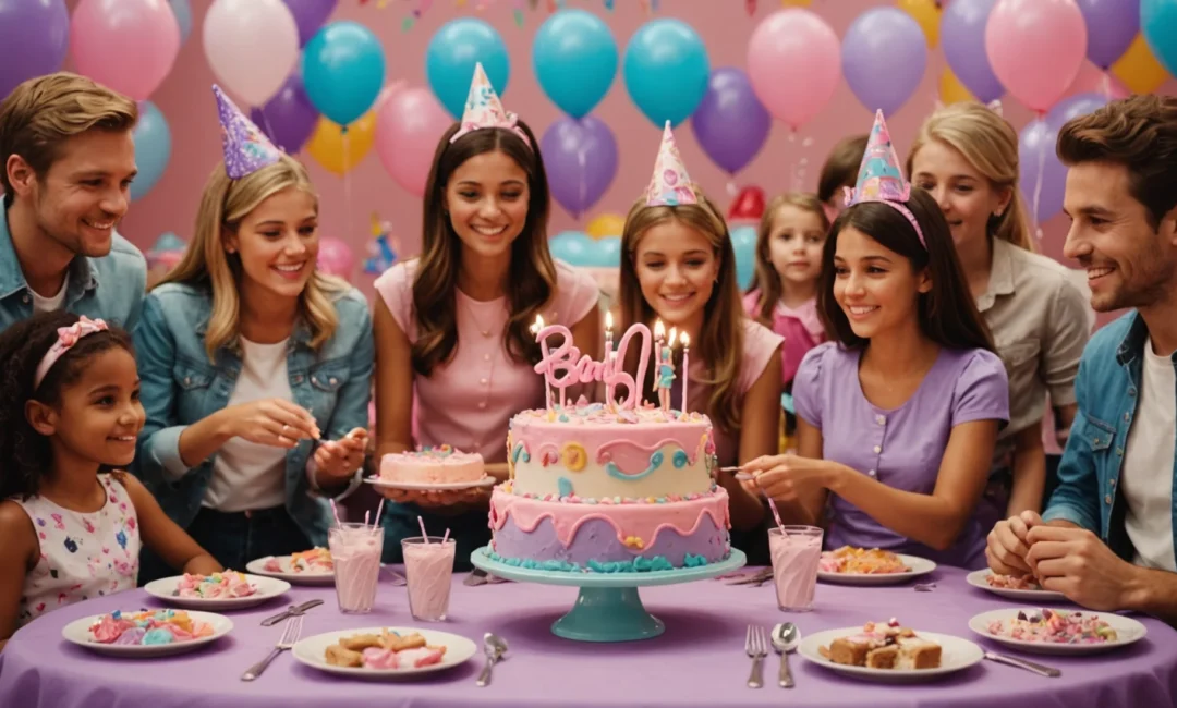 gateau anniversaire theme barbie